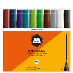 MOLOTOW ONE4ALL 227HS ベーシックキット2 Pump Marker10本セット
