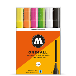 MOLOTOW ONE4ALL 227HS  ネオンキット Pump Marker6本セット