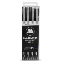 MOLOTOW  Blackliner ブラックライナー Set 2