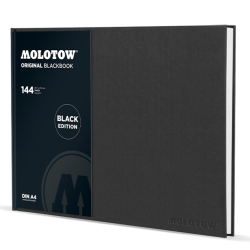 MOLOTOWオフィシャル BlackBook A4 (29.7×21cm)136ページ　横