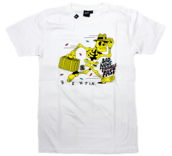 HEKTIK "FLYING FORTRESS" Tシャツ ホワイト