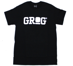 GROG オフィシャルロゴ Tシャツ　3色展開