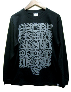 ART SIDE CASPER "A~Z" L/STシャツ　2色展開