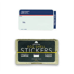 ''EGGSHELL STICKER'' Priority Blanks   80枚入り