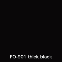 Flame orange thickblack FO-901