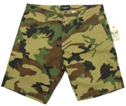 OBEY   TRACK Camo ショートパンツ