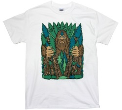 BigFoot Tシャツ　01 ホワイト×グリーン