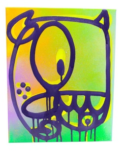 CASPER 直筆キャンバス　サイズ（35cm×28cm)　