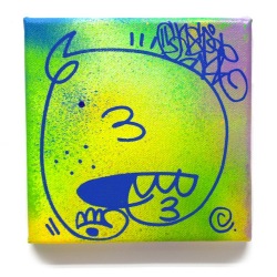 CASPER 直筆キャンバス　サイズ（15cm×15cm)　