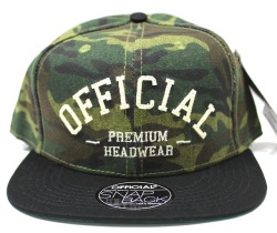 Official Official Premium スナップバック Cap カモ