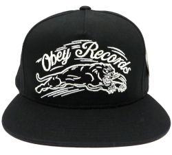OBEY PANTHER スナップバック CAP ブラック