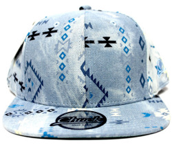 Chuck originals ''sitting bull'' スナップバックデニムCAP stone