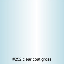 #252 clear coat gross　クリアースプレーつやあり