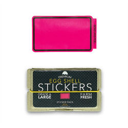 ''EGGSHELL STICKER'' Pink Border Blanks   80枚入り