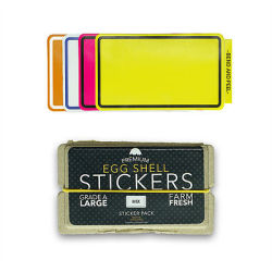 ''EGGSHELL STICKER'' Line Border ミックスパック 75枚入り