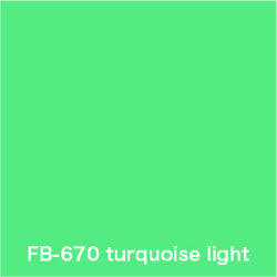 FLAME 670 turquoise light