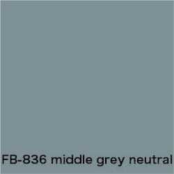 FLAME 836 middle grey neutral