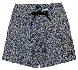 HUF  '' MEMPHIS ''ボードショーツ、海水パンツ　ブラックホワイト
