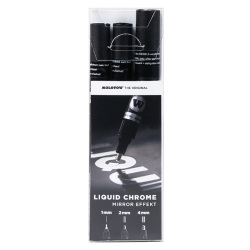 MOLOTOW ''LIQUID CHROME'' クロームマーカー 3本セット