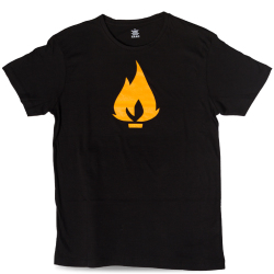 FLAME Logo ロゴ Tシャツ　2色展開