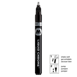 MOLOTOW ''LIQUID CHROME'' カリグラフィーマーカー 3mm