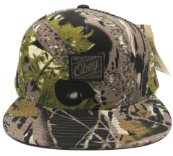 OBEY PLATEAU スナップバック CAP ツリーカモ