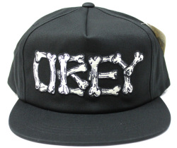 【SALE】 OBEY Brigade スナップバック CAP　ブラック