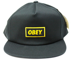 OBEY  スナップバック CAP ''NEW ORIGNAL''　ブラック