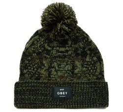 OBEY Freja Cable  ビーニー　フォレストアーミー