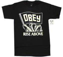OBEY Rise Above Flag  Tシャツ 3色展開