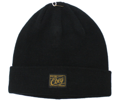 OBEY JOBBER  ビーニー　ブラック