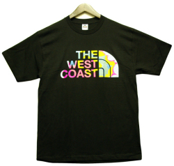 THE WEST COAST 80's レトロ柄 Teeシャツ 2色展開 【New】新色追加!!