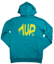 1UP FIRE EXTINGUISHER フードスウェット