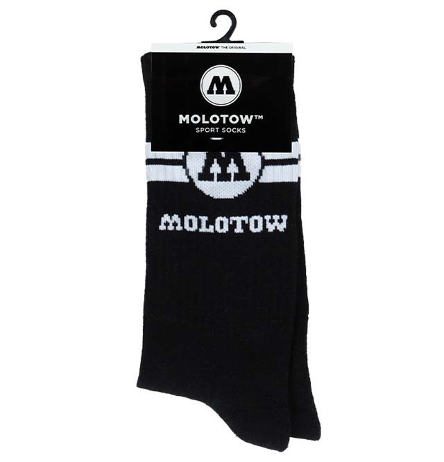 MOLOTOW スポーツソックス　ブラック