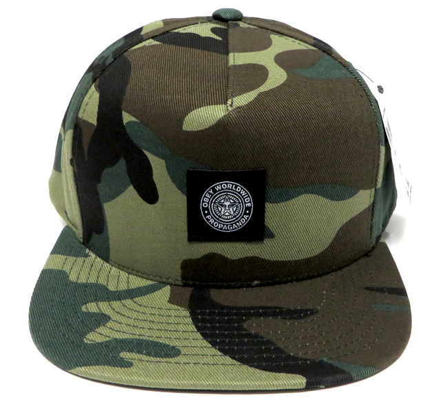 OBEY DOWNTOWN スナップバック CAP フィールドカモ