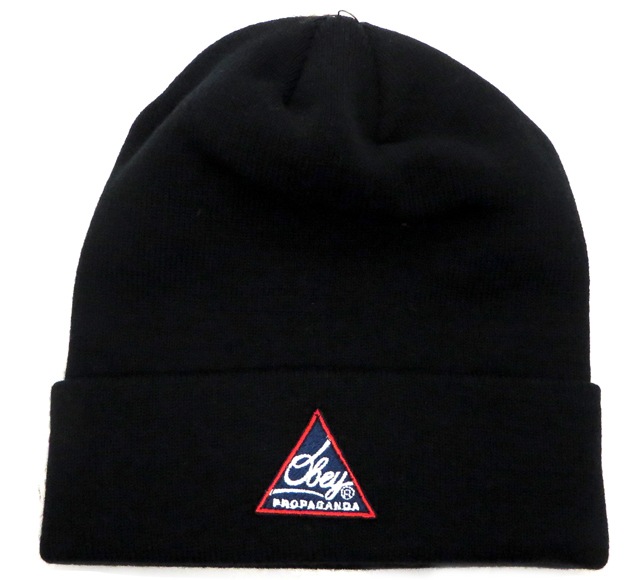 OBEY ALBANY  ビーニー　ブラック