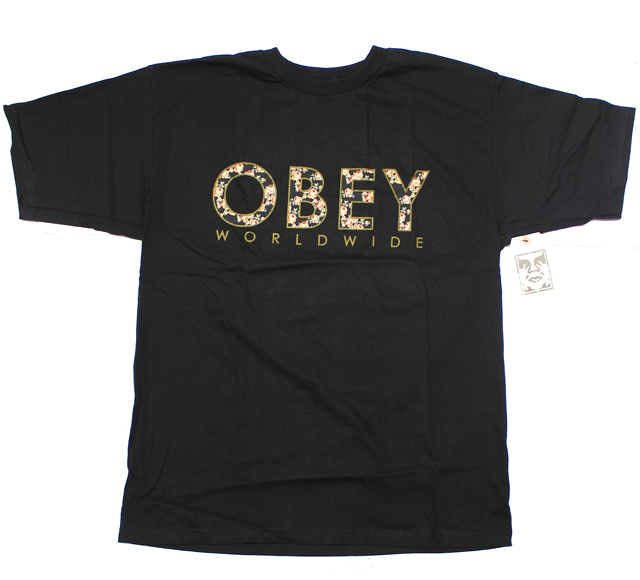 OBEY  ''OBEY FLORAL WORLDWIDE ''Tシャツ 3色展開