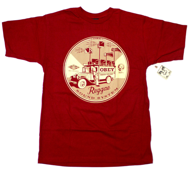 OBEY  ''Sound System'' Tシャツ 3色展開