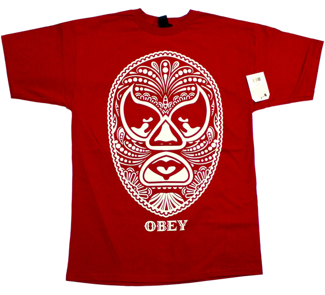 OBEY Luchador Teeシャツ 2色展開