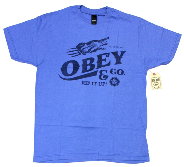 OBEY ''RIP IT UP'' Tシャツ 2色展開