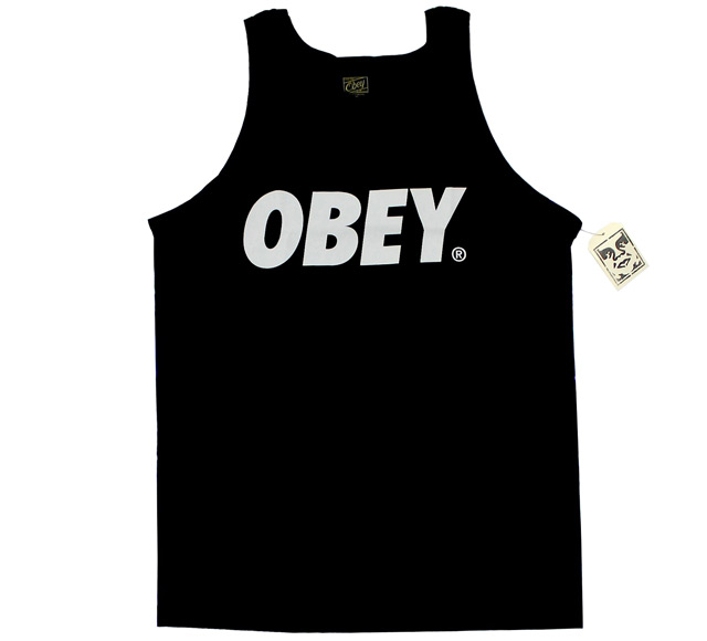 OBEY  FONT タンクトップ 3色展開