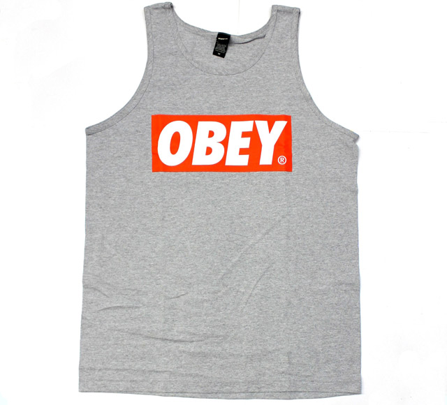 OBEY  BOX LOGO ボックス ロゴ タンクトップ 3色展開