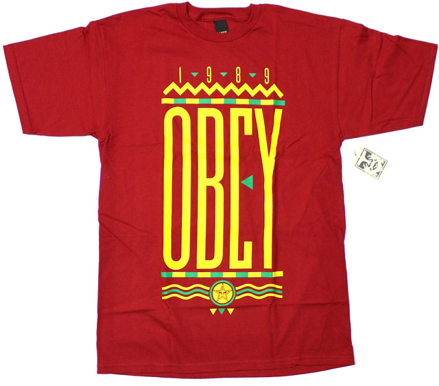 OBEY  ''COLOURS''Tシャツ 3色展開
