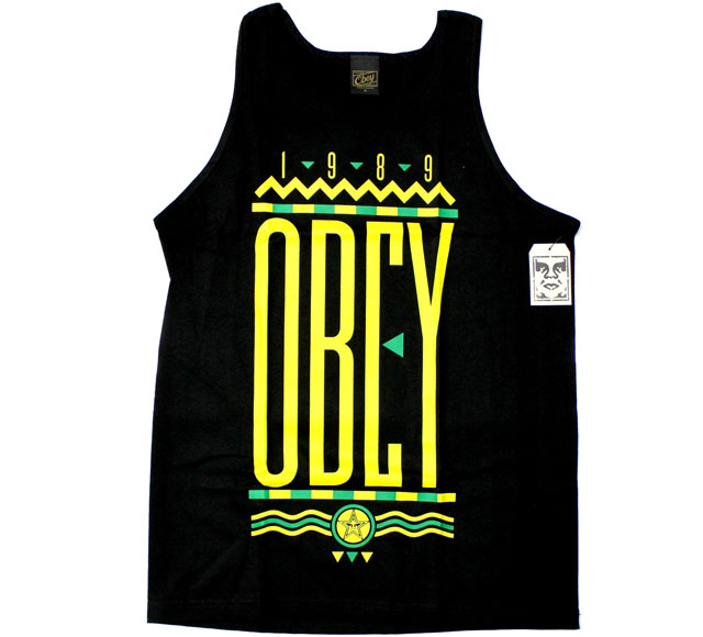 OBEY  COLOURS タンクトップ 2色展開