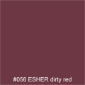 #056 ESHER dirty red