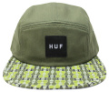 HUF  ''CENTURY PATTERN''　5パネルCAP　オリーブ