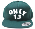 ONLY13  AGONY LOGO スナップバックCAP ダークフォレスト
