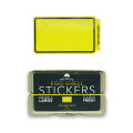 ''EGGSHELL STICKER'' Yellow Line Border Blanks   80枚入り