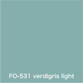 Flame orange verdigris light FO-531
