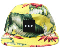 HUF  ''BIRDS OF PARADISE VOLLEY ''　5パネルCAP イエロー